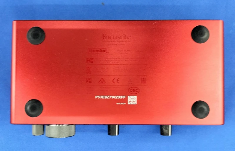 FOCUSRITE Audio-Interface-Set SCARLETT 2I2 STUDIO 3. Generation
