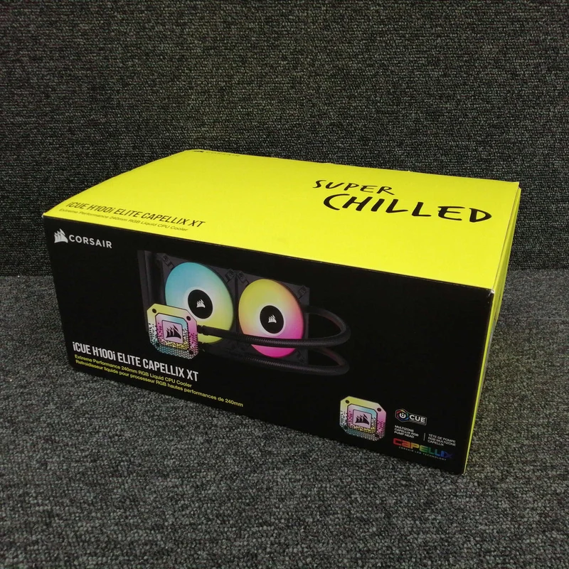 CORSAIR Simple Wasserkühlung für CPUs ICUE H100I ELITE CAPELLIX XT
