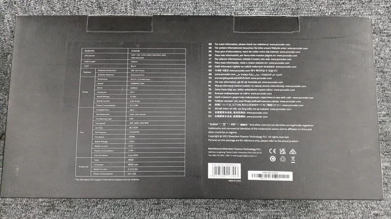 PCCOOLER Wassergekühlter CPU-Kühler DS360 BK