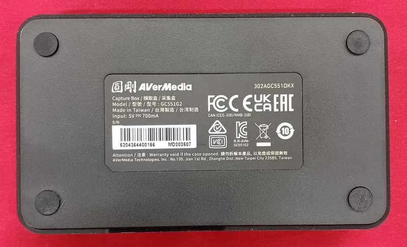 AVERMEDIA Videoaufnahmegerät GC551G1