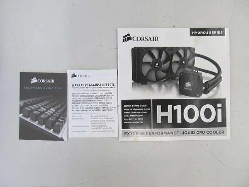 Unbenutzter CORSAIR-Artikel. H100I
