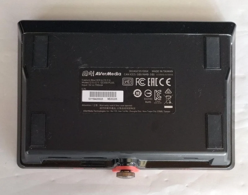 [SCHROTT] AVERMEDIA Aufnahmegerät GC550 PULUS