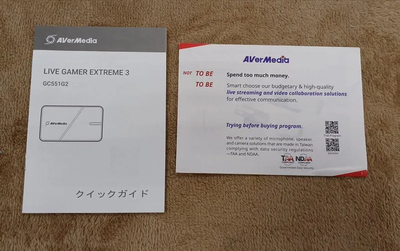 AVERMEDIA Capture Board LIVE GAMER EXTREME3