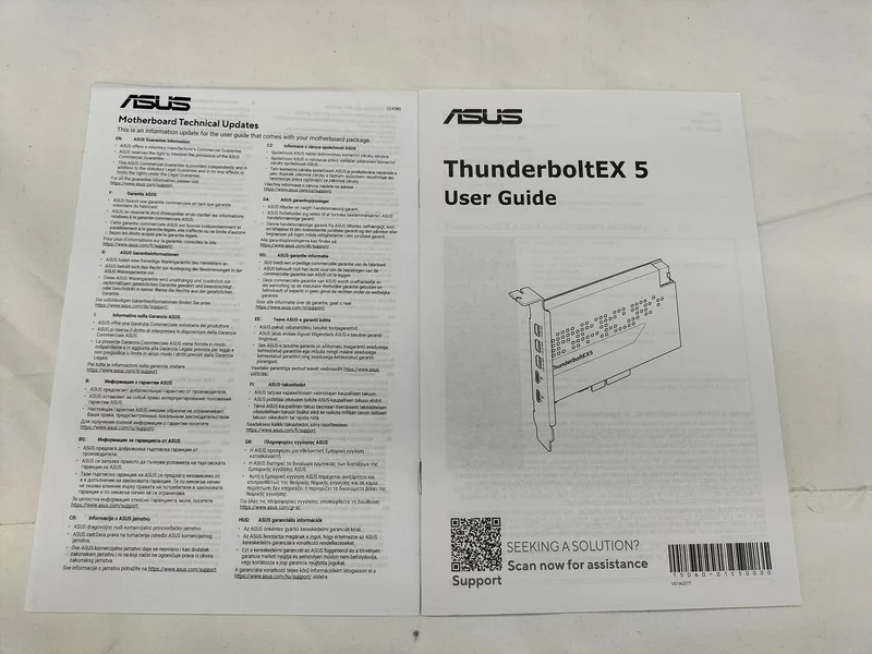 ASUS-Schnittstellenkarte: THUNDERBOLT EX5