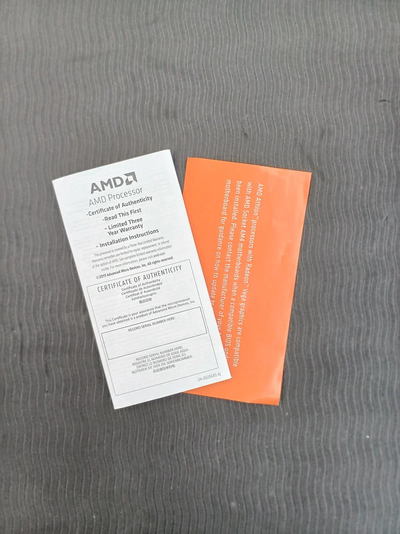 AMD ATHLON 200GE