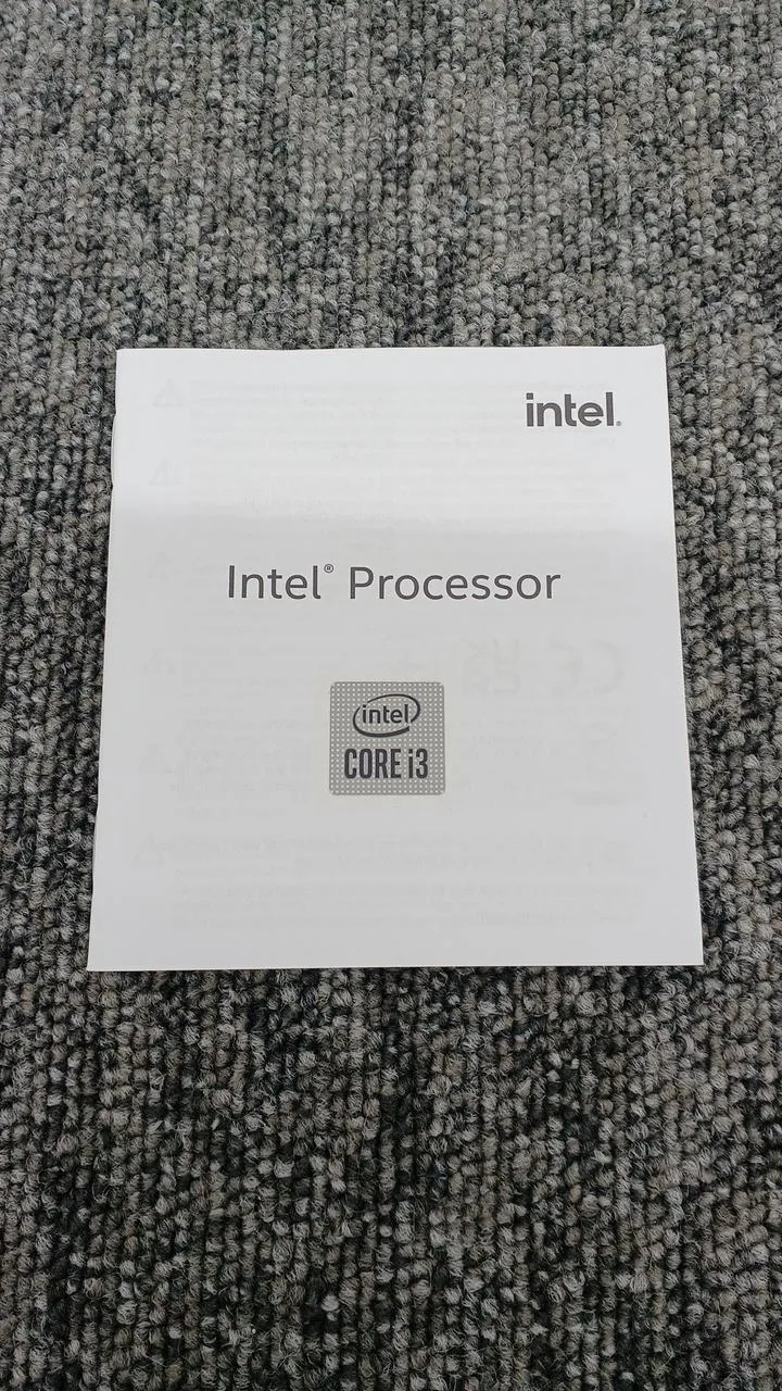 Intel CPU Intel Core i3-10105F – 3.70 GHz