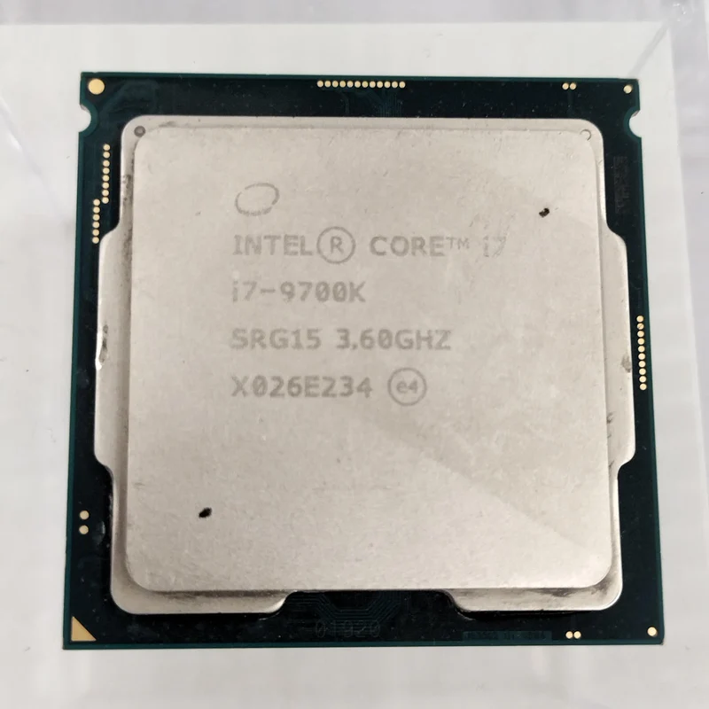 Intel CPU i7-9700K 3.60 GHz