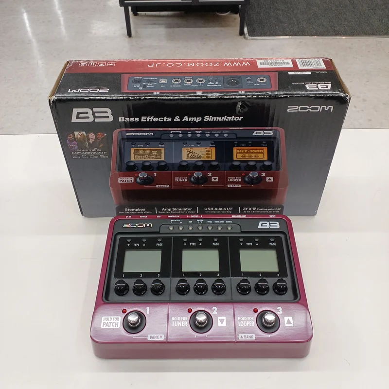 ZOOM Multi-Effektpedal B3