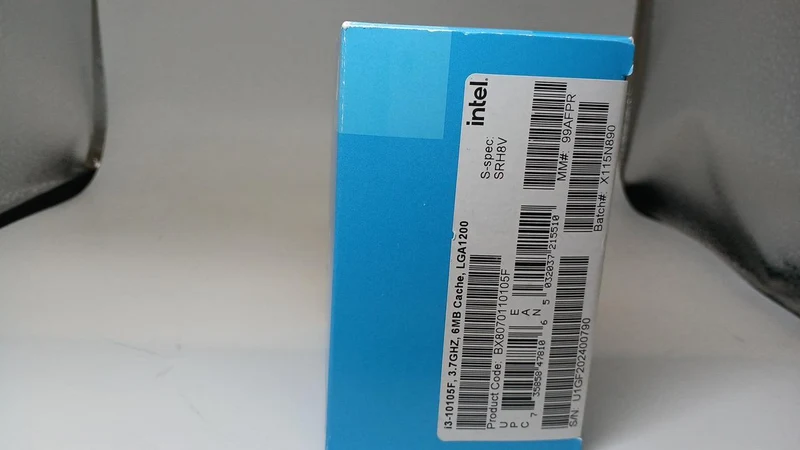 Intel CPU Core i3-10105F/3.7 GHz/6 MB
