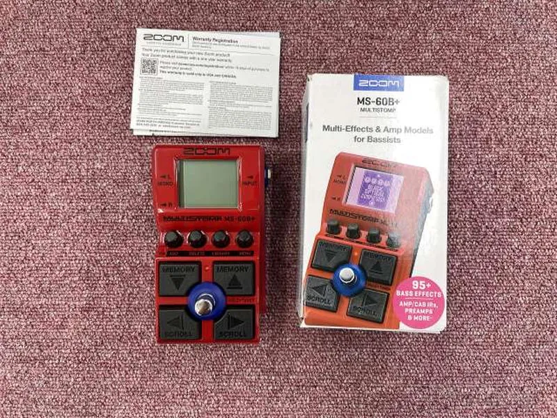 ZOOM Multi-Effektpedal MS-60B+