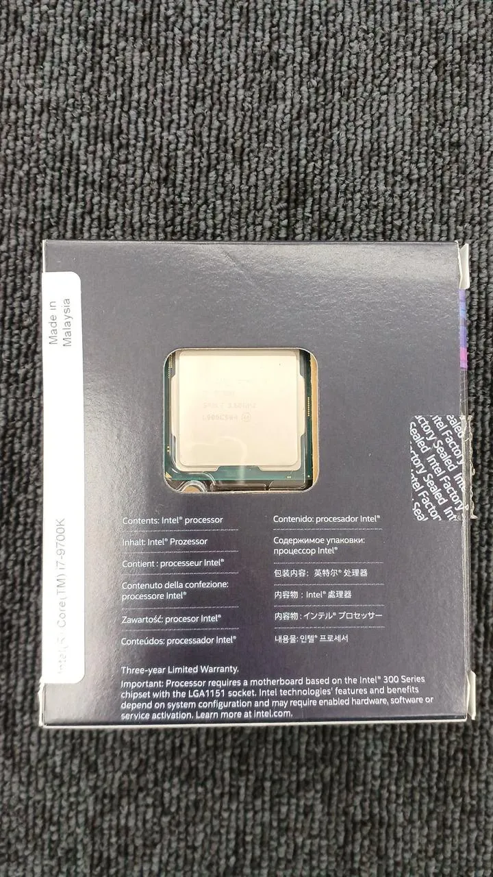 Intel CPU i7-9700K