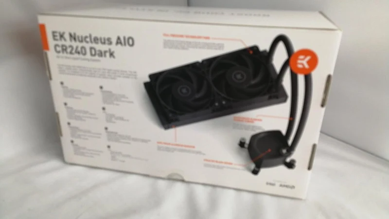 EKWB Wassergekühlter CPU-Kühler EK-NUCLEUS AIO CR240 DARK
