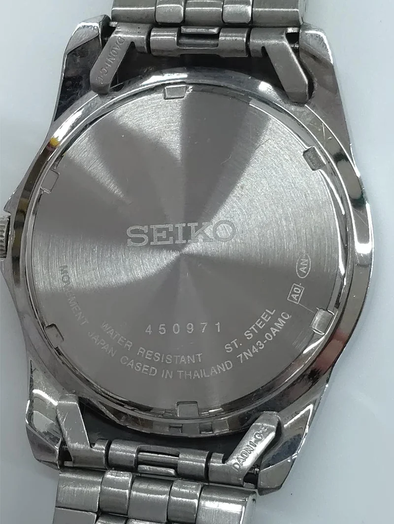SEIKO Quarz-Analog-Armbanduhr 7N43-0AMC