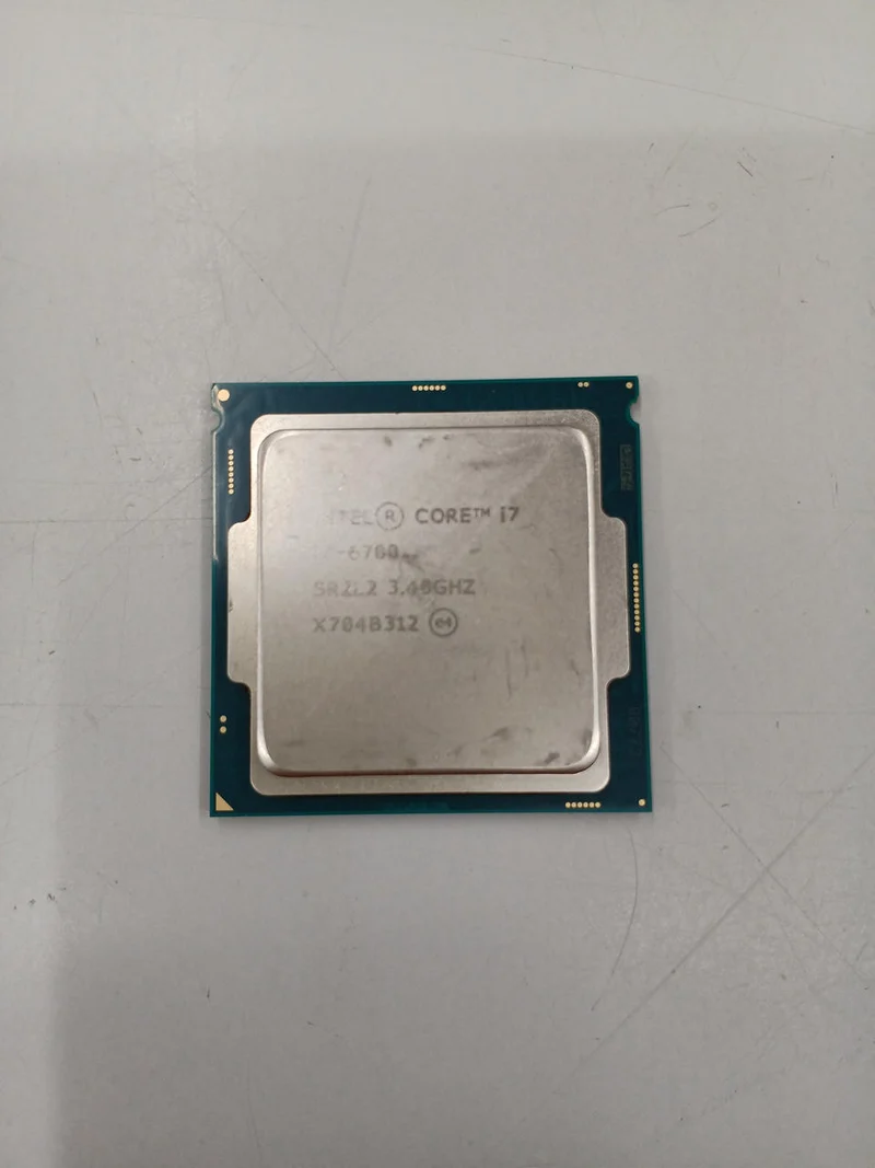Intel CPU Core i7-6700 @ 3.40 GHz