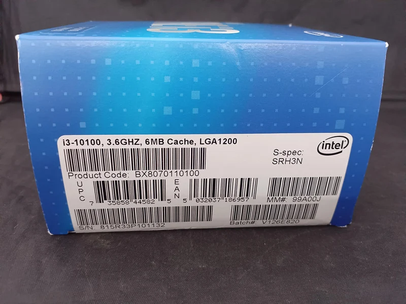 Intel Core i3-10100 CPU