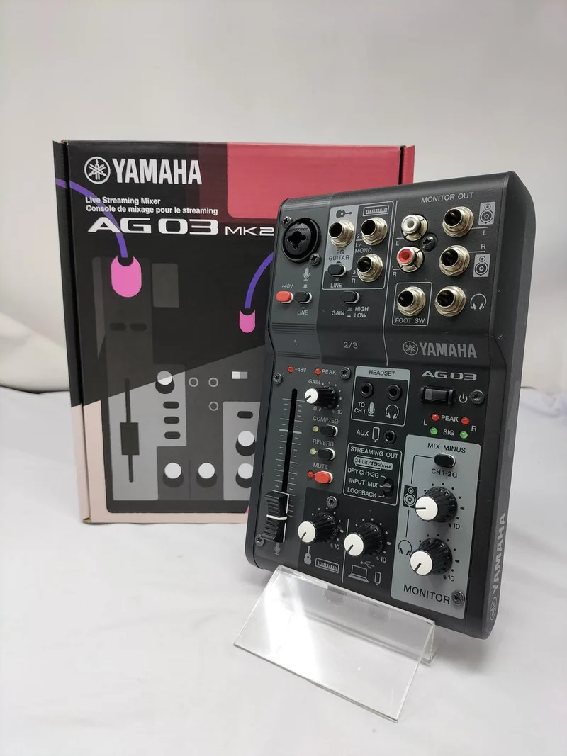 YAMAHA Live-Streaming-Mixer AG03MK2