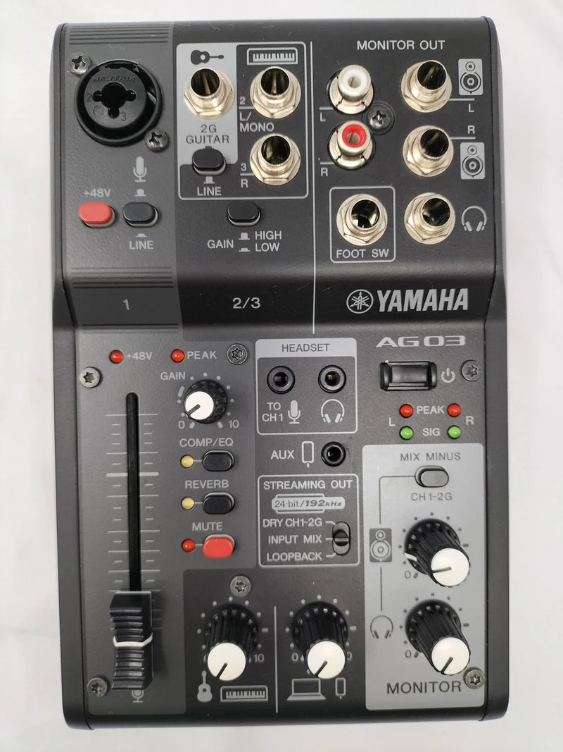YAMAHA Live-Streaming-Mixer AG03MK2