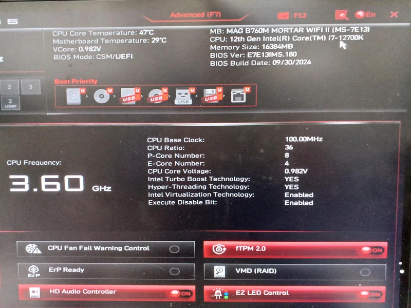 Intel Core i7-12700K Prozessor der 12. Generation (3.60 GHz)
