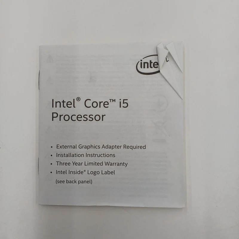 Intel CPU i5-9400F