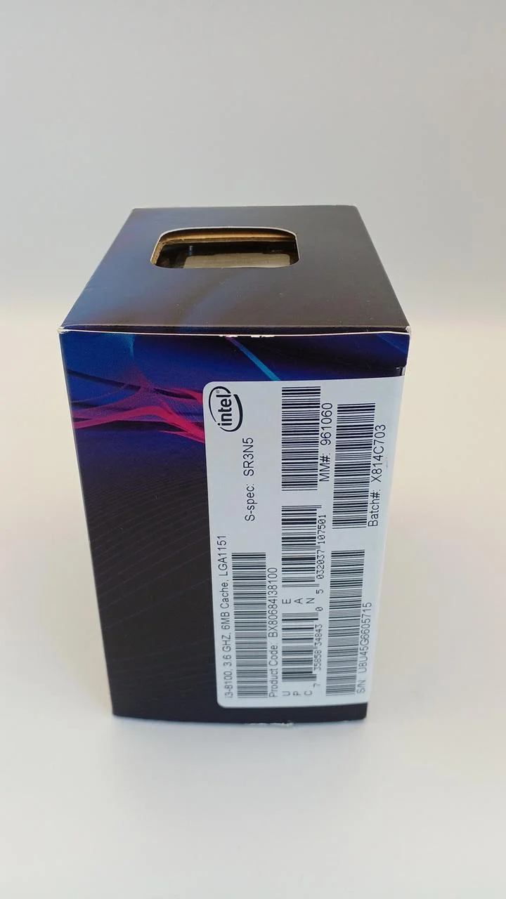 Intel CPU Box Core i3-8100