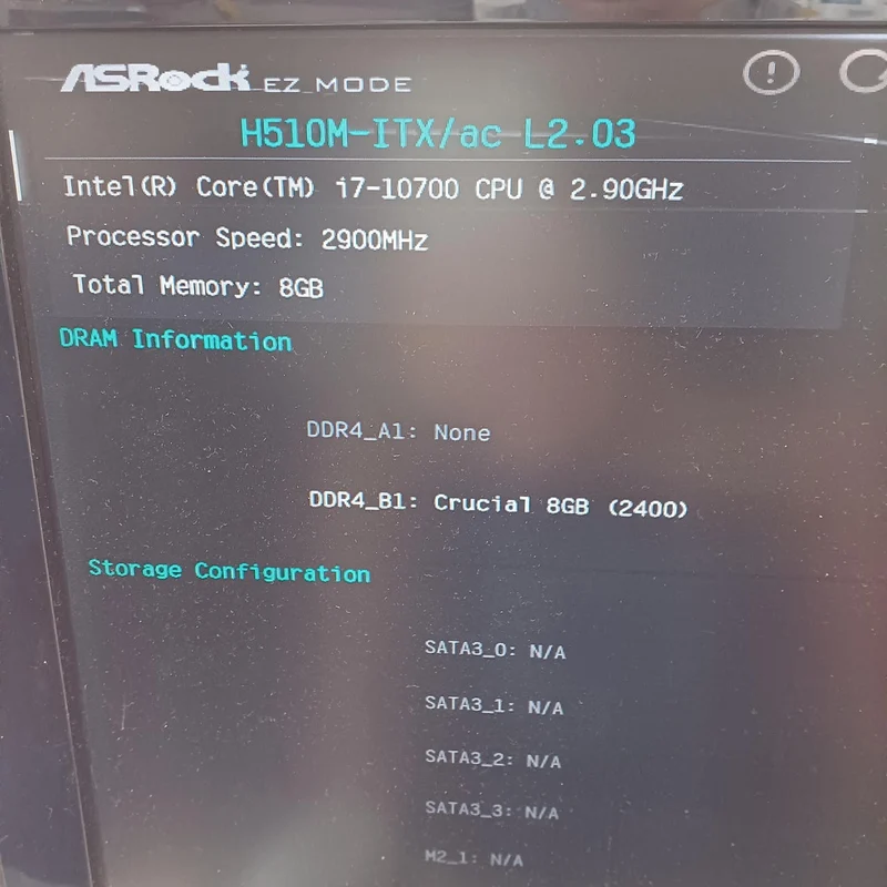 Intel Core i7-10700 CPU