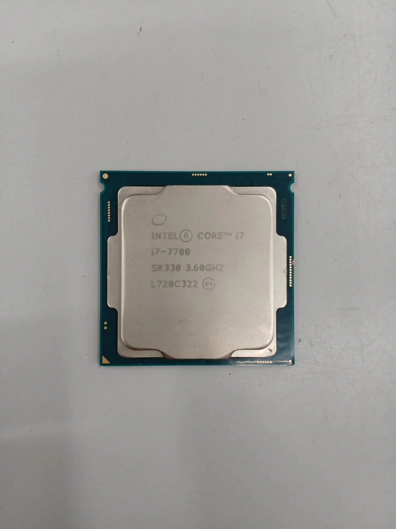 Intel CPU Core i7-7700 @ 3.60 GHz