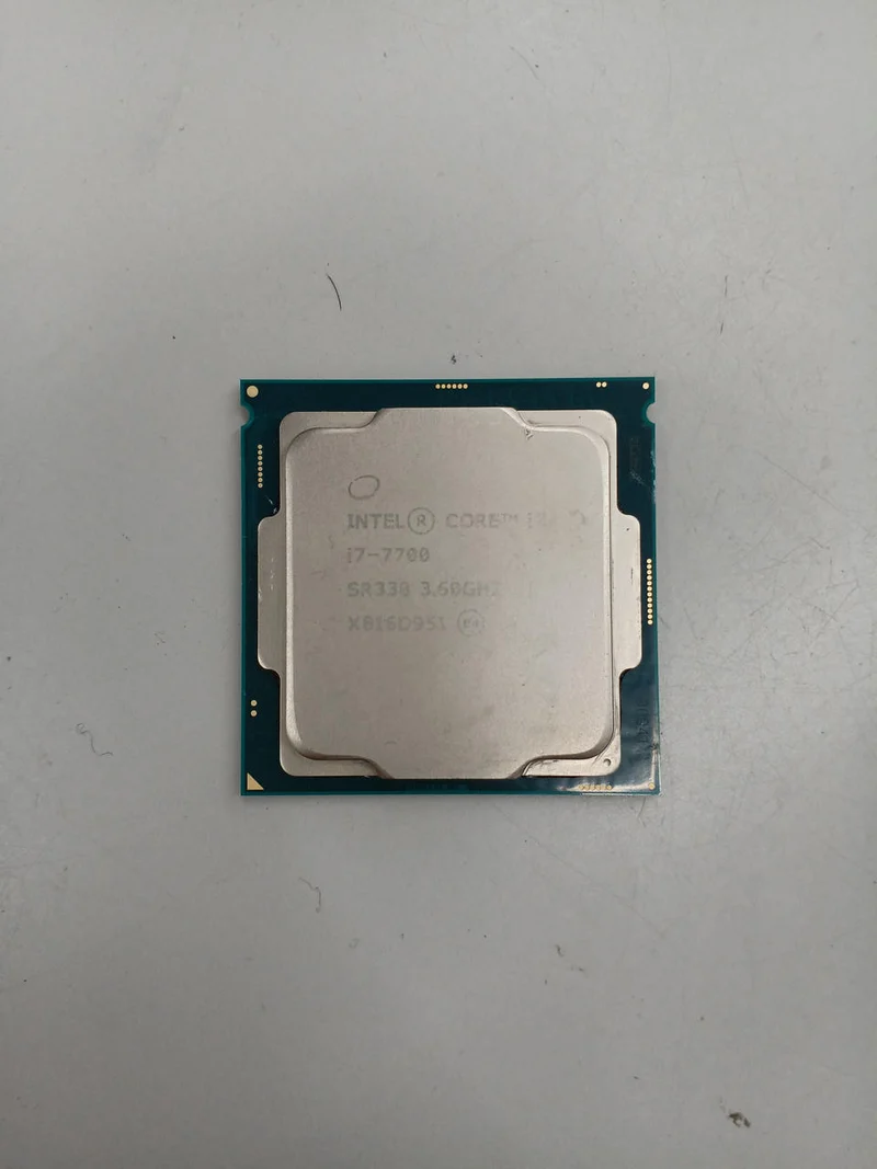 Intel CPU Core i7-7700 @ 3.60 GHz