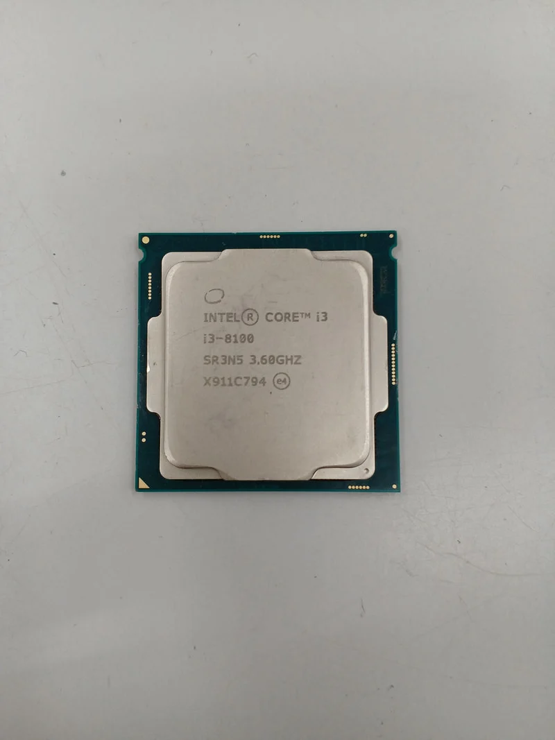 Intel CPU Core i3-8100 @ 3.60 GHz
