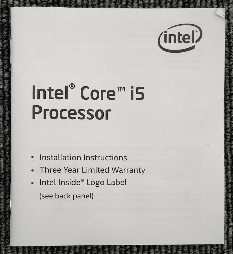 Intel Core i5-7600 CPU