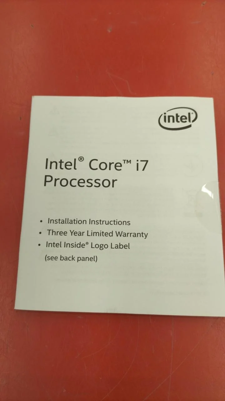 Intel CPU i7-9700K