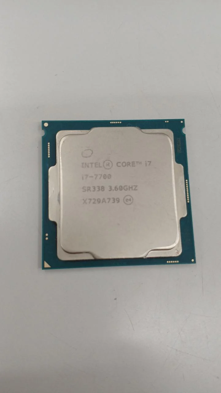 Intel CPU Core i7-7700 @ 3.60 GHz