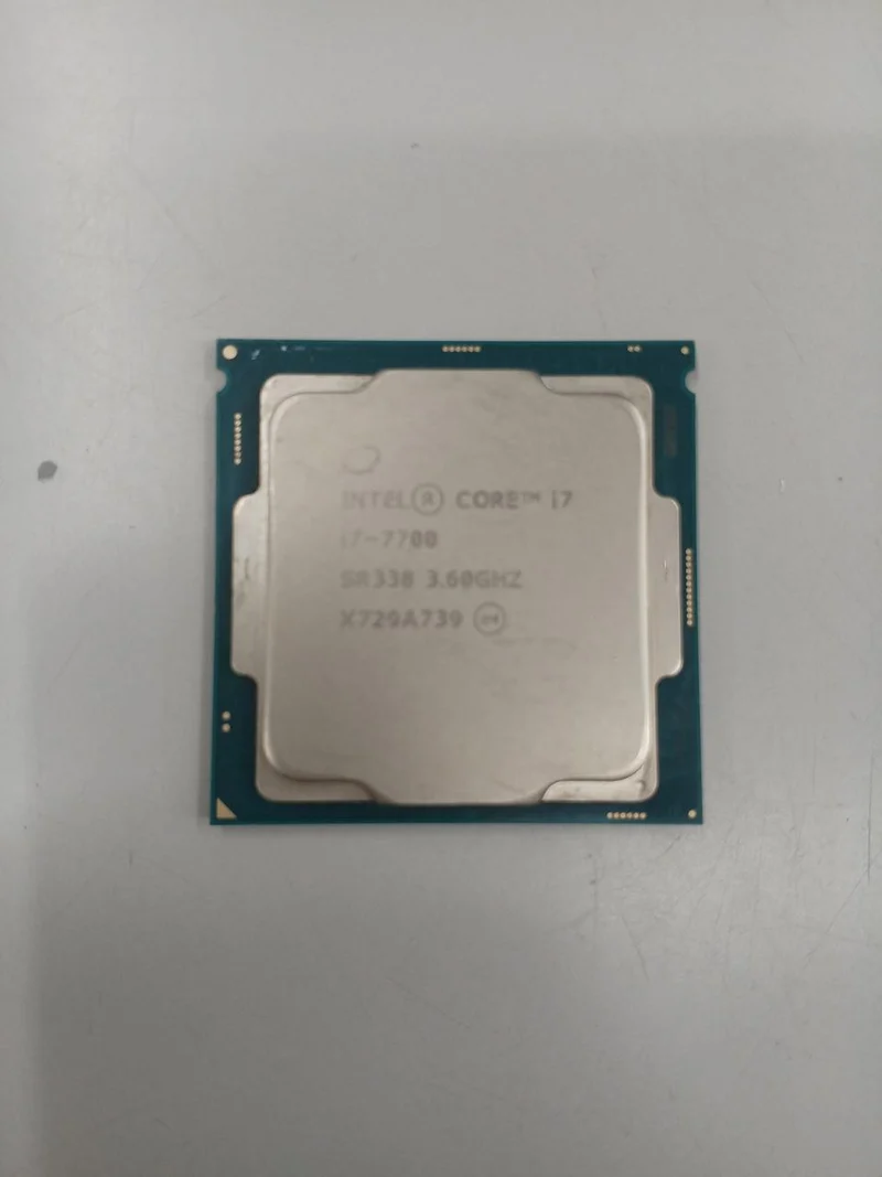 Intel CPU Core i7-7700 @ 3.60 GHz