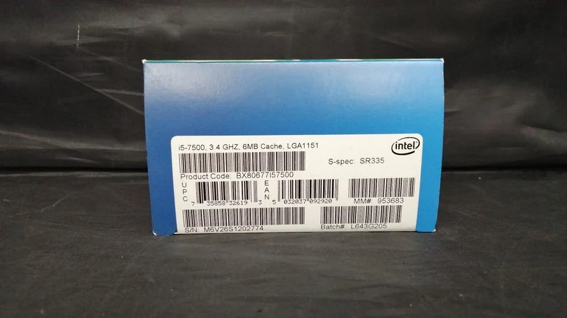 Intel CPU i5-7500