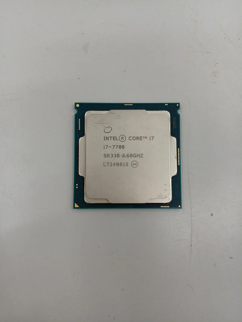 Intel CPU Core i7-7700 @ 3.60 GHz