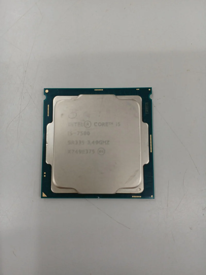 Intel CPU i5-7500 @ 3.40 GHz
