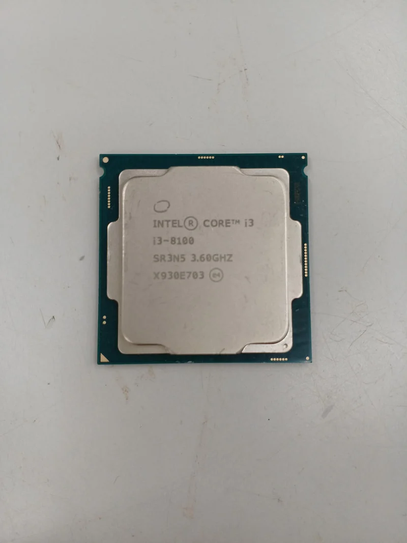Intel CPU Core i3-8100 @ 3.60 GHz