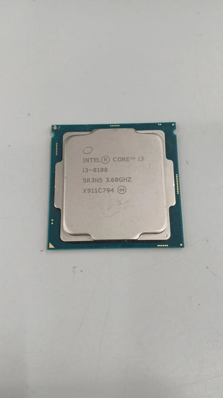 Intel CPU Core i3-8100 @ 3.60 GHz