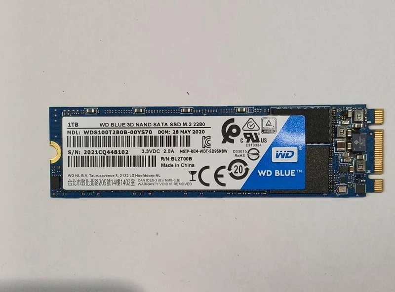 WESTERN DIGITAL M.2 SSD WDS100T2B0B