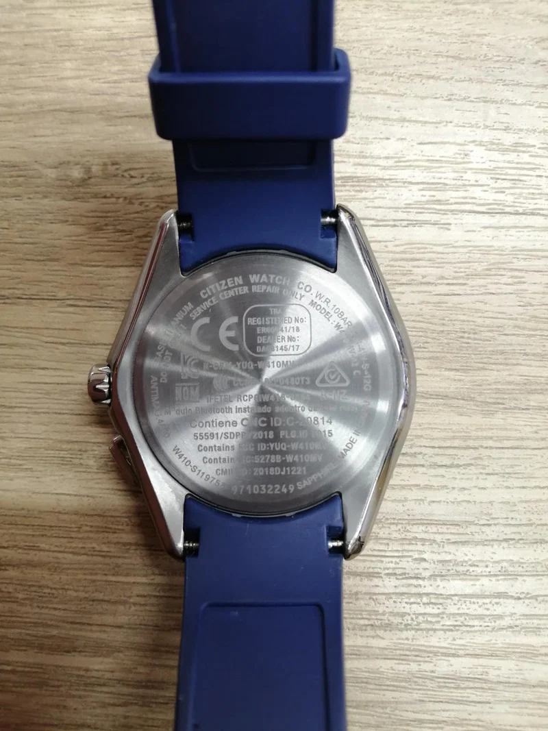 CITIZEN ECO-DRIVE BLU×SLV/W410-S119758