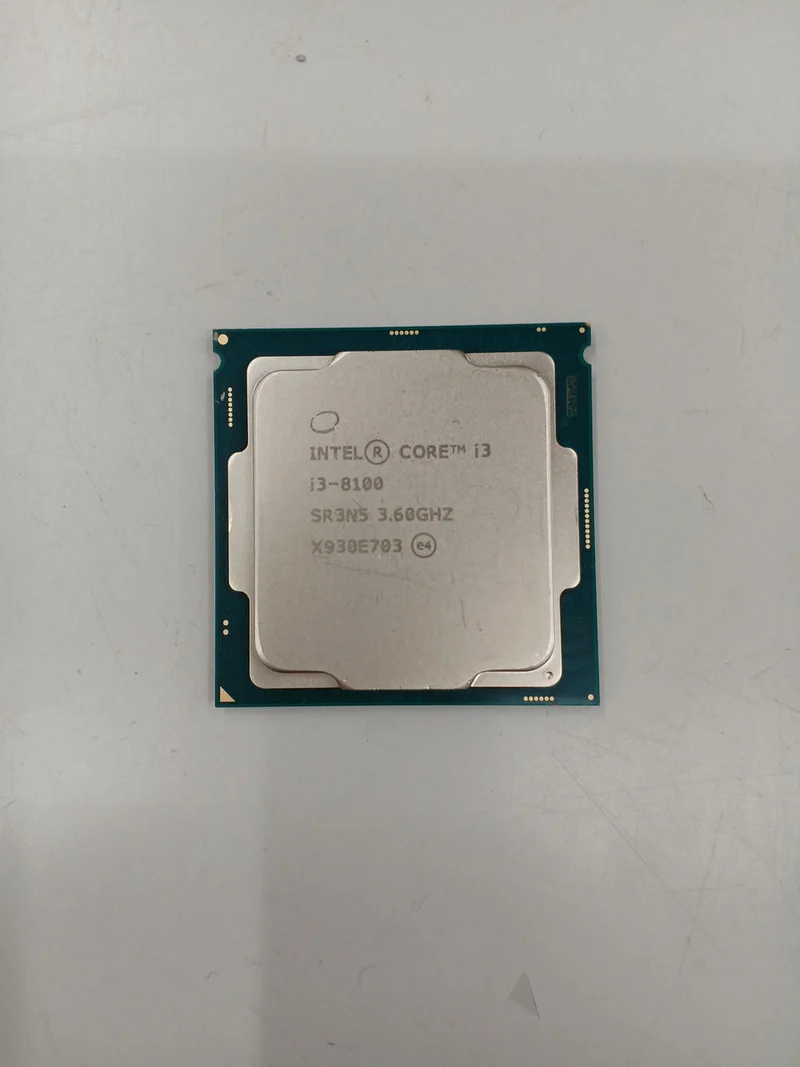 Intel CPU Core i3-8100 @ 3.60 GHz