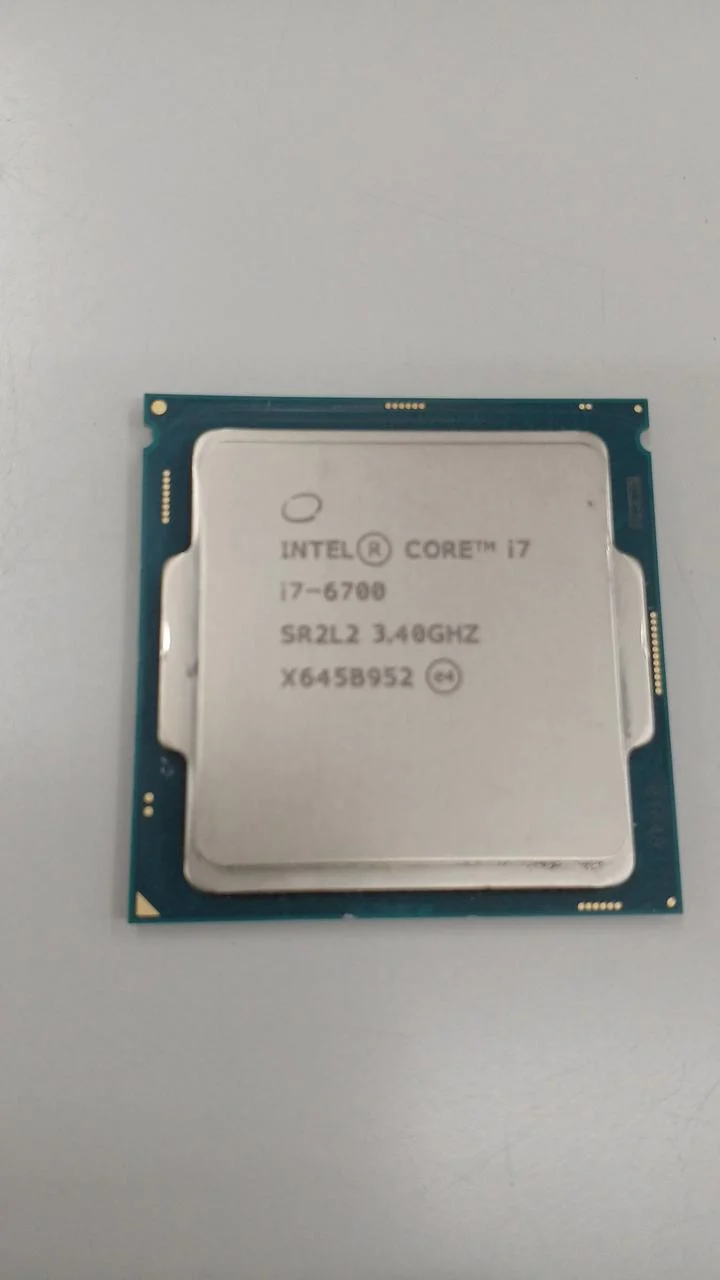 Intel CPU Core i7-6700 @ 3.40 GHz