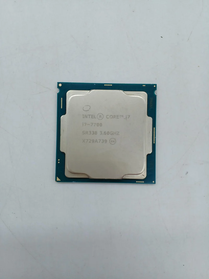 Intel CPU Core i7-7700 @ 3.60 GHz
