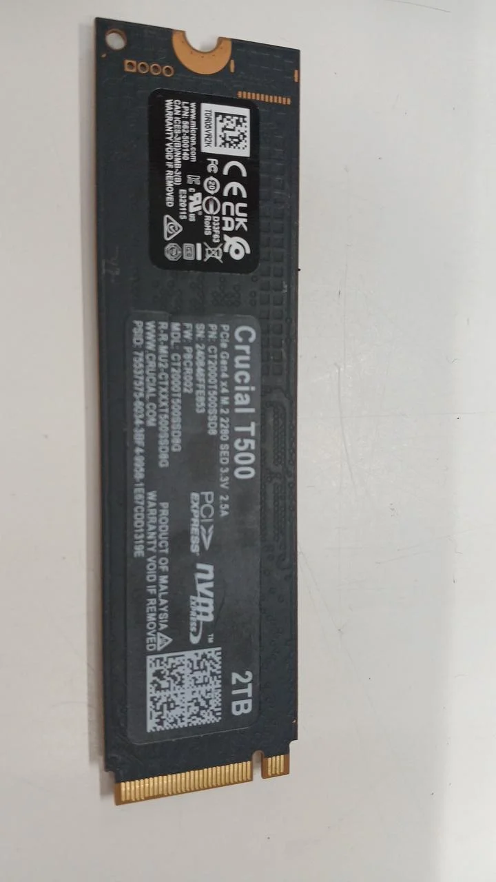 CRUCIAL SSD M.2 T500