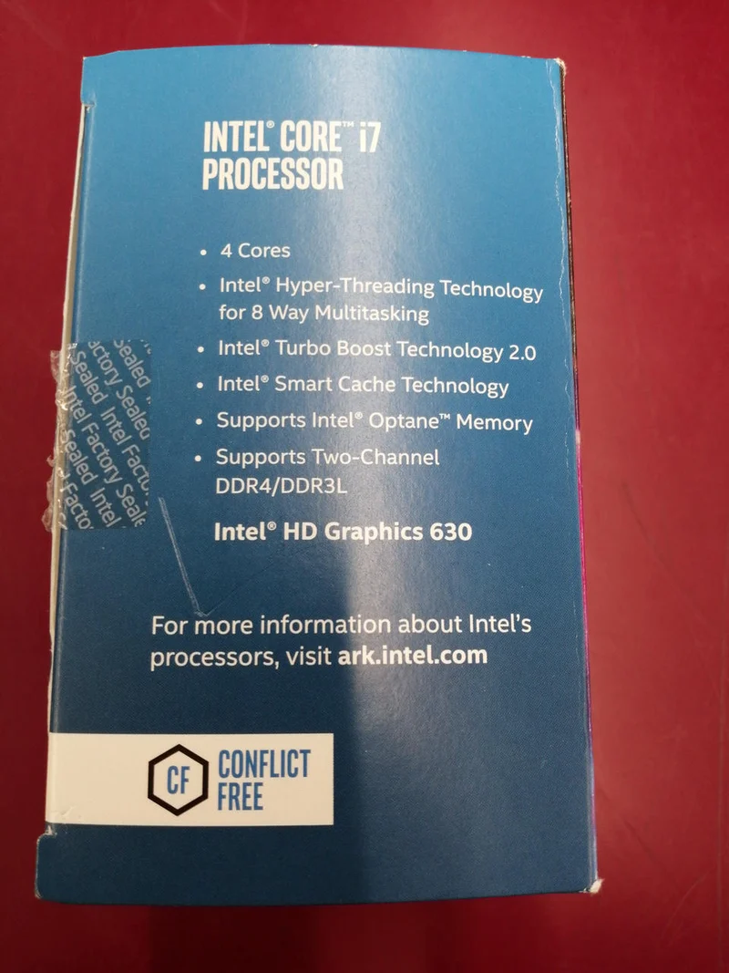 Intel Core i7-7700 CPU