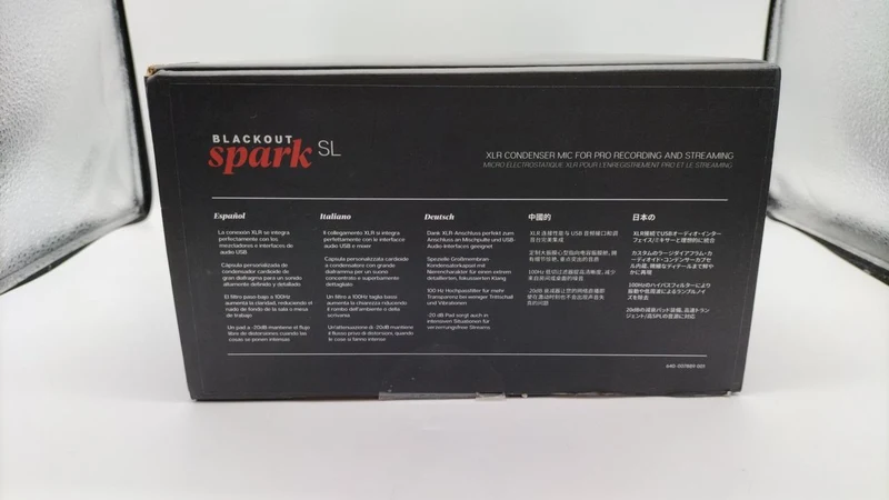 BLUE Kondensatormikrofon BLACKOUT SPARK SL