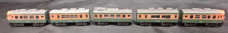 BANDAI 165 Serie Shonan Color 5-Wagen-Set B Zug Shorty