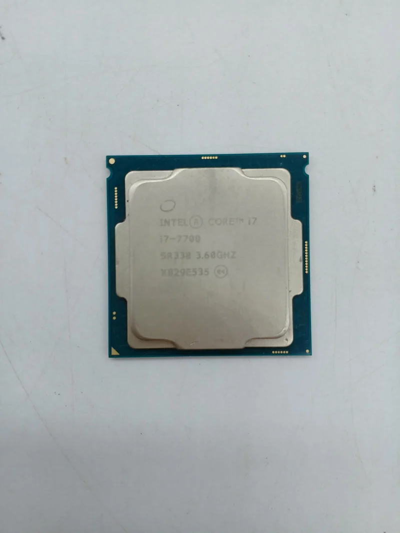 Intel CPU Core i7-7700 @ 3.60 GHz