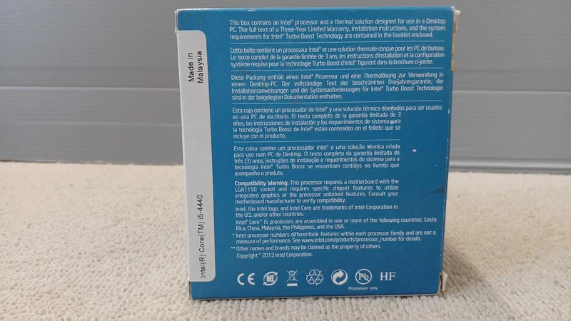 Intel Core i5-4440-3.1 GHz CPU