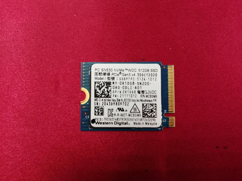 WD SSD SDBPTPZ-512G-1012