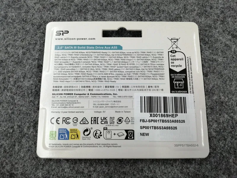 SILICON POWER 2.5-Zoll-SSD ACE A55 SP001TBSS3A55S25